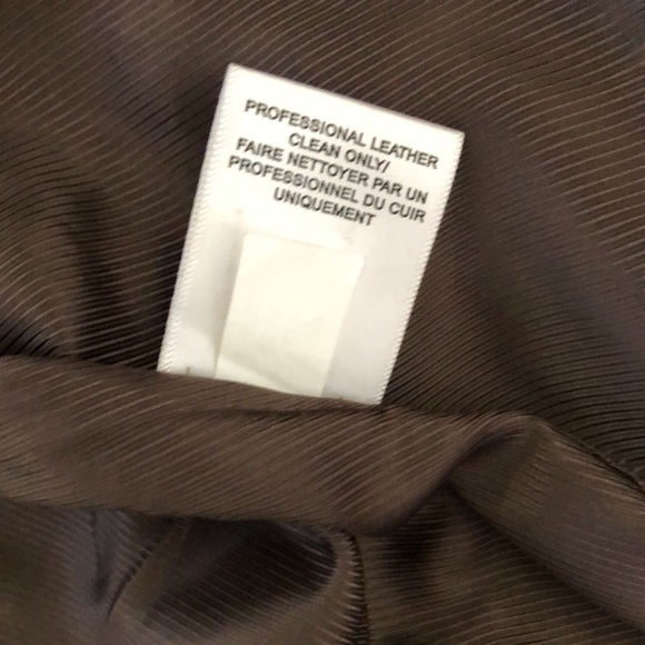 Banana Republic Leather Jacket, size M, Perfect condition. Dark Brown - Picture 8 of 11